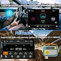 Leadfan X5 7-Inch Double Din Car Stereo with Apple CarPlay & Android Auto — image 2