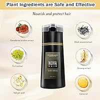 Nova Hair Dye Shampoo 3 in 1 Dark Brown 200mL — image 3