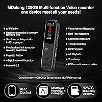 MDalong 128GB Digital Voice Recorder — image 2