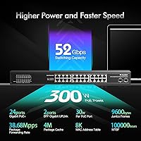 MokerLink 26-Port Gigabit PoE Switch — image 2