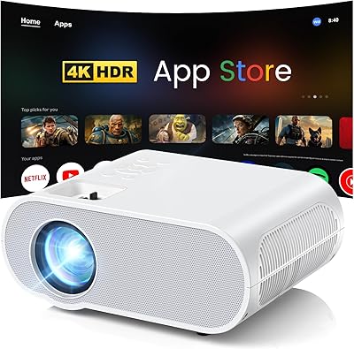 HOMPOW HD 4K Projector