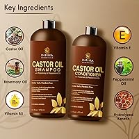 INFINA ESSENTIALS Castor Oil Shampoo and Conditioner Set 16oz — image 2