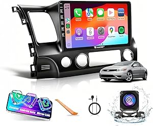 KUNFINE 10″ Android Car Stereo for Honda Civic 2006-2011 Review