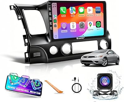 KUNFINE 10″ Android Car Stereo for Honda Civic 2006-2011