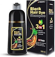 MEIDU Black Hair Dye Shampoo 500mL — image 1