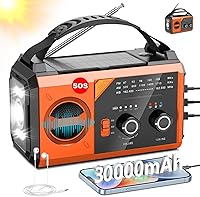 FQBLXY 30000mAh AM/FM NOAA Weather Radio — image 1