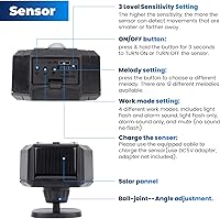 Wuloo Solar Driveway Alarm System with 1 Sensor & 1 Receiver — image 9