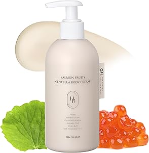 HEVEBLUE Salmon Fruity Centella Body Cream 10.14oz Review