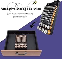 Bee Neat Battery Organizer and Storage Case with Tester — image 4