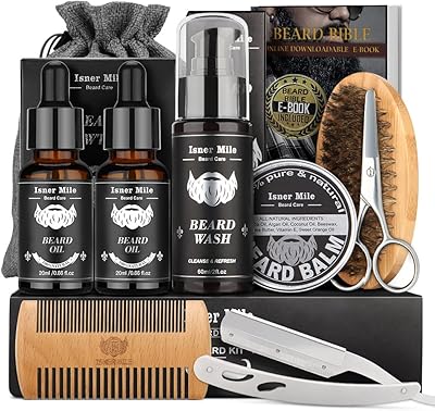 Isner Mile Beard Grooming Kit for Men