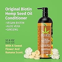 Hempz Biotin Conditioner - Light Floral & Banana 33.8 Fl Oz — image 2