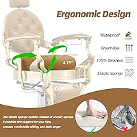 Antlu Vintage Barber Chair Golden-Camel — image 4