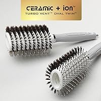 Olivia Garden Turbo Vent Oval Twin & 100% Boar Hair Brush — image 7