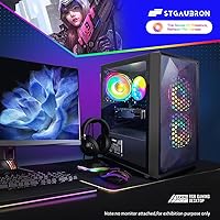 STGAubron Gaming PC Desktop, Intel Core i5-8600, Radeon RX 550 4GB, 16GB RAM, 512GB SSD — image 5