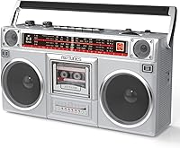 Riptunes RACR510BT Retro Bluetooth Boombox Cassette Player — image 8