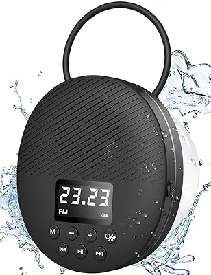 AGPTEK Shower Radio Speaker with Bluetooth 5.0