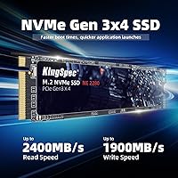 KingSpec 512GB M.2 NVMe Gen3x4 SSD — image 2