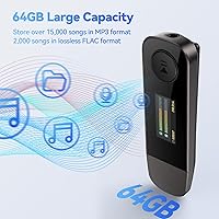AGPTEK U5PL 64GB Bluetooth MP3 Player — image 8