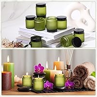 Norme 24 Pcs 4 oz Glass Jars with Lids - Pea Green — image 5