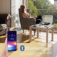 JORLAI T316 Bluetooth Record Player — image 2