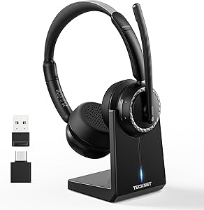 TECKNET TK-HS016 Wireless Headset with Mic Review