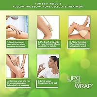 Lipo Applicator Ultimate Body Wrap with Guarana, Green Tea & Seaweed – 6 Wraps — image 3