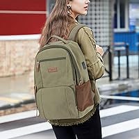 Tzowla Canvas Laptop Backpack 15.6″ — image 6