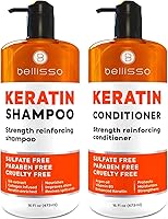 BELLISSO Keratin Shampoo and Conditioner Set, 8oz — image 1