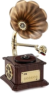 MEAGEAL Vintage Style Wooden Record Player 109HJ-1 Review