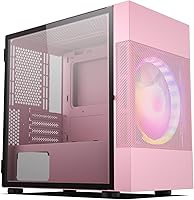 Vetroo M01 Pink Gaming PC Case — image 1