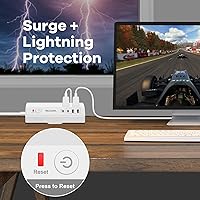 GLCONN Desk Clamp Power Strip with USB C (20W PD) — image 6