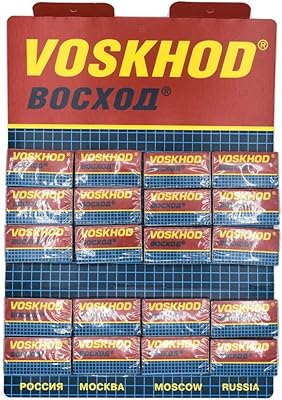 Voskhod Double Edge Safety Razor Blades, 100 Count