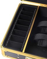 DNYSYSJ Barber Carrying Case, Black with Golden Trim — image 6