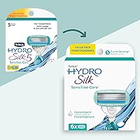 Schick Hydro Silk Sensitive Skin Razor with 5 Moisturizing Razor Blade Refills — image 6