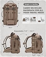 Gonex Canvas Backpack 3-in-1 Convertible Laptop Bag — image 2