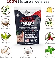 Foot Cure Muscle Care Foot Soak with Epsom Salts – 16 oz (Pack of 2) — image 4