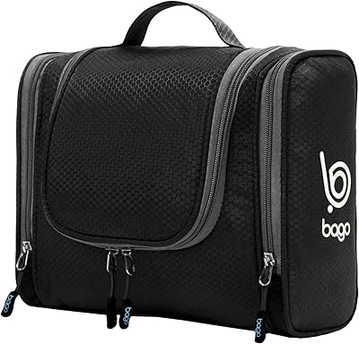 Bago Travel Toiletry Bag - Black