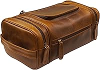 ELIZO Genuine Leather Toiletry Bag for Men — image 1