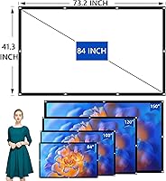 VERCORKIN 84-inch Outdoor/Indoor Projector Screen — image 2