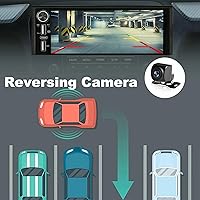 TKOWQM 2025 Wireless CarPlay Android Auto Single Din Radio — image 5