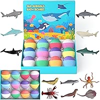 LTWFILWB Kids Bath Bombs with Surprise Toys Inside, 12 Pack — image 1