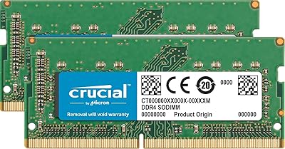 Crucial 32GB Kit (2x16GB) DDR4-3200 SODIMM CT2K16G4SFD832A