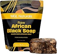MGL Naturals Raw African Black Soap 2.2 lb — image 1