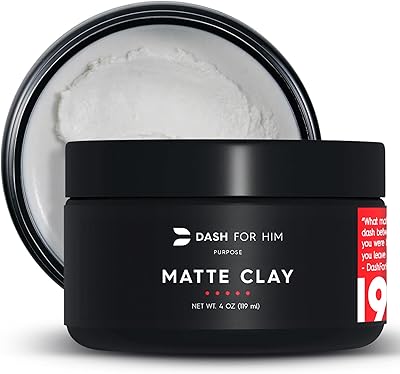 Dash For Him Hair Clay for Men - 4oz