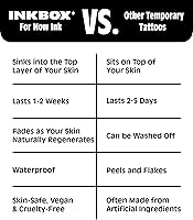 Inkbox Falling Blossoms Temporary Tattoo, 5 x 2 in — image 5