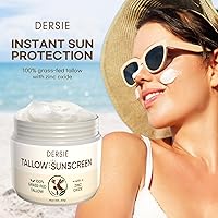 Dersie Beef Tallow Sunscreen with Zinc Oxide SPF 30, 4.23oz — image 2