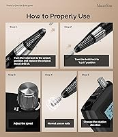 MelodySusie SC320D Professional Nail Drill 30000RPM — image 5