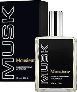 Monsieur Musk For Men Cologne Spray, 4 Ounce Review