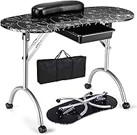 Giantex Portable Manicure Table — image 1