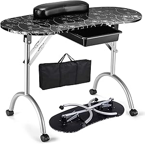 Giantex Portable Manicure Table Review